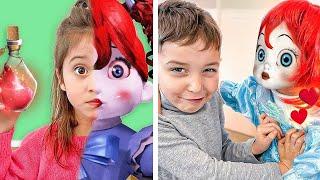 3 STORIE DI MAMMAGIULIA E FIGLIACHIARA CON LA BAMBOLA POPPY PLAYTIME NELLA VITA REALE