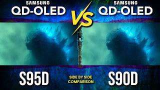 Samsung S95D vs S90D QD OLED  2024 TV Comparison