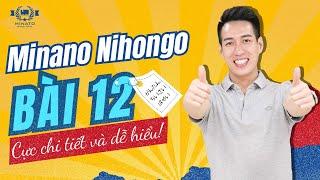 Ngữ pháp Minna 1 - Bài 12 - Học Tiếng Nhật Minna No Nihongo 1  Học tiếng nhật cơ bản N5 miễn phí