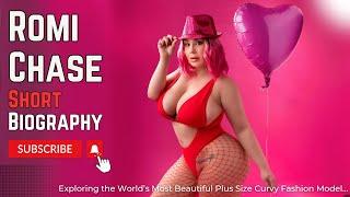 Romi Chase  Plus Size Fashion Trends USA Curvy Runway Models New Clothing  Short Bio & Wiki