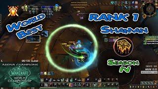 RANK 1 RESTO SHAMAN ARENA  Highest 2s BfA Season 4  3100+