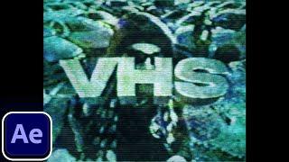 VHS Night Vision Effect - After Effects Tutorial