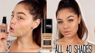 NEW COVERGIRL TruBlend Matte Made Foundation FIRST IMPRESSIONS + SWATCHING 40 SHADES  Blissfulbrii