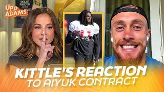 49ers George Kittle REACTS to Brandon Aiyuks 4-Year $120M Contract amid Trade Buzz