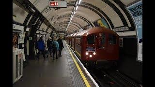 Vintage London Underground 1938 Stock 10012 and 11012 Piccadilly Line Railtour