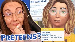 Will this preteen mod for the sims 4 make me want them in my game?