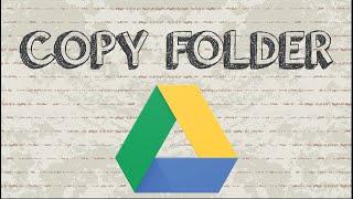 How to copy folder in Google Drive