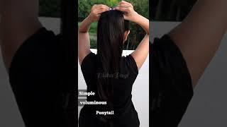 #shorts Easy Voluminous Ponytail#ponytail#ponytailhairstyle#hairstyles#highponytail#newhairstyle