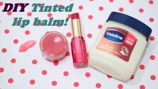 مرطب شفايف أحمر سويه بنفسك DIY tinted lip balm اسأل مجرب