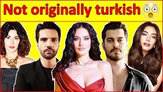 Turkish Actors Who Are Not Turkish Originally Turkish Drama yargi yasak elma