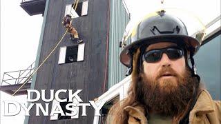 Duck Dynasty Willie and His Brothers Train to be Firefighters