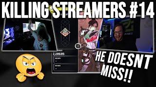 KILLING STREAMERS WITH REACTIONS IN APEX LEGENDS #14