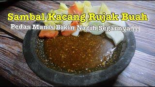 Resep Sambal Rujak Kacang Gula Merah  Sambal Rujak Buah Kacang  Resep Sambal Lotis Buah