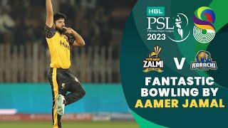 Fantastic Bowling By Aamer Jamal  Peshawar Zalmi vs Karachi Kings  Match 17  HBL PSL 8  MI2T