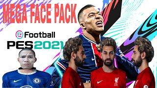 PES 2021 NEW MEGA FACEPACK 2023 V4 SMOKE PATCH  NEW FACES COMPATIBLE WITH ALL PATCH