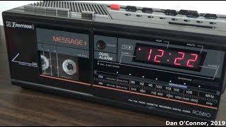 Emerson RC5810 Clock Radio Cassette