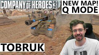 CUSTOM COMMANDERS Tobruk - 4v4 - Company of Heroes 3