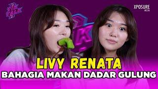 LIVY RENATA BAHAGIA AKHIRNYA MAKAN DADAR GULUNG