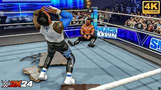 WWE 2K24 - Jey Uso vs. Jacob Fatu  Extreme Rules Match  PC 4K60