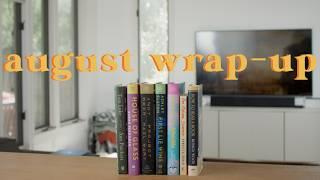 the 7 books i read in august  august reading wrap up  ️