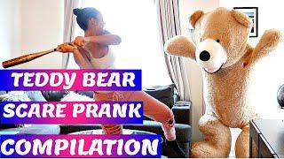 TEDDY BEAR SCARE PRANK COMPILATION