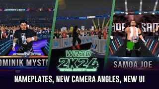 WR3D 2K24 THE FINAL DANCE  NAMEPLATES NEW CAMERA ANGLES NEW UI AND MORE