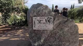 Hot Barcelona summer 2018 Sagrada Familia cat Güell park.