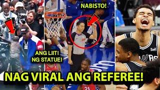 Nag Viral ANG REFEREE MATAPOS ITONG GAWIN  Inasar ang statue ni Iverson dahil sa liit nito