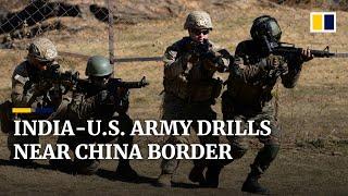 US joins high-altitude military exercise with India near its Himalayan border with China