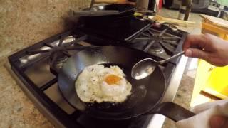 How to Fry an Egg the extra-crispy method