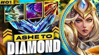 Ashe Unranked to Diamond #1 - Ashe ADC Gameplay Guide  League of Legends