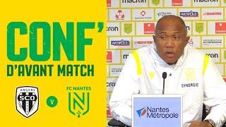 Antoine Kombouaré avant Angers SCO - FC Nantes