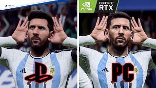 EAFC 24 - PS 5 Next Gen Vs. PC Ultra Max Setting - Gameplay Faces Celebrations Crowd Density