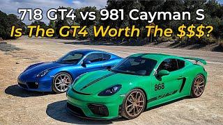 2023 Porsche 718 Cayman GT4 vs 2016 Porsche Cayman S - Head to Head Review
