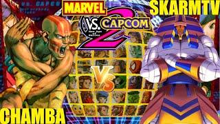 Marvel vs Capcom 2 CHAMBA vs SKARMTV pt 2