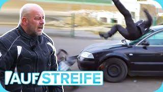 Riesiger SCHOCK Polizist wird umgefahren  Auf Streife  SAT.1