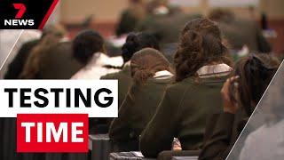 45000 VCE students sit English exams including six sets of twins at one Melbourne school  7NEWS