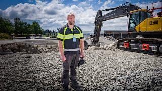 En närmare titt på Volvos nya grävmaskiner  Volvo EC400 och EC500