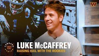 Luke McCaffrey is Excited to Build With Jayden Daniels  Raising Hail with the Rookies
