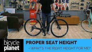 Finding Your Proper Seat Height