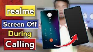 realme mobile display off calling problem  calling time Display off problem solved  technicalbidu