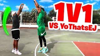 Wavy Mello vs YoThatsEJ IRL 1v1 Basketball