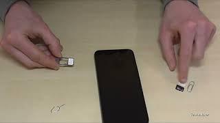 Samsung Galaxy A34 5G Wie und wo setzt man die SIM-Karte ein? Tutorial für die SIM-Karten und SD