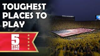 Toughest Stadiums To Play At In College Football FULL EPISODE  5 Star Zone with Rico Beard