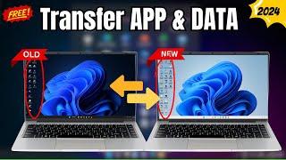 How to Transfer DATA & APPS From One PC to Another for FREE 2024