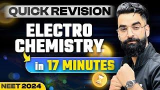 Electrochemistry in 17 MinutesQuick Revision  NEET 2024