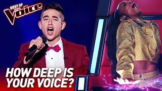 TOP 10  Unbelievably LOW Voices in The Voice