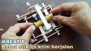 kreatif membuat robot sederhana bertenaga dari stik es krim