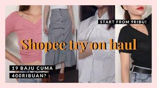 SHOPEE TRY ON HAUL MURAH PART 2