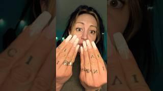 TRYING TO REMOVE SOMETHING IN YOUR EYE WITH EXTREMELY LONG NAILS ASMR #nails #eye #viralshorts